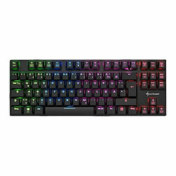 Sharkoon PureWriter TKL RGB Clavier rétroéclairé USB allemand key switch: Kailh Red