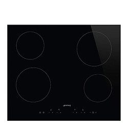 Table vitrocéramique SMEG SE364TD 60 cm 4 Foyers Noir