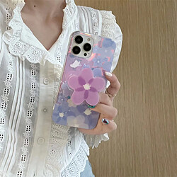 GUPBOO Étui pour iPhone11ProMax Fantaisie fleur papillon personnalité téléphone étui support anti-chute femme