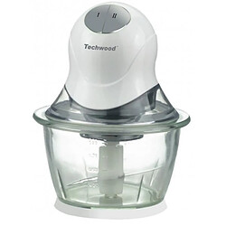 Acheter Techwood Mini Hachoir BLANC Bol en verre 600 ML - 300W 2 Vitesses