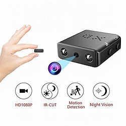 Totalcadeau Mini caméra HD 1080P à détecteur de mouvement et vision de nuit