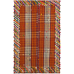 Vidal Tapis de laine 233x149 rouge Jajim