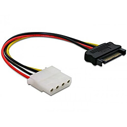 Kalea-Informatique Adaptateur Molex FEMELLE - SATA MALE Transfome un connecteur d'alimentation SATA en Molex Transfome un connecteur d'alimentation SATA en Molex