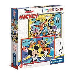 Clementoni Puzzle 2x20 Mickey et ses amis (CLE24791)