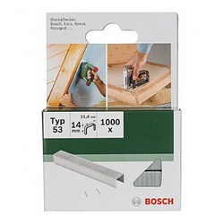 BOSCH Accessoires - set 1000 agrafes 14mm type 53