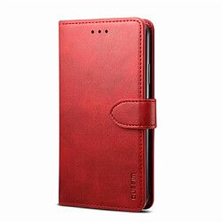 Wewoo Housse Coque Pour Galaxy A80 / A90 GUSSIM Business Style Étui en cuir à rabat horizontal avec support et fentes cartes et portefeuille rouge