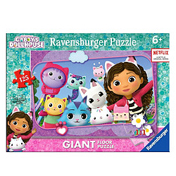 Avis Ravensburger Puzzle de Sol Géant 125 pièces La Maison de Poupée de Gabby Multicolore