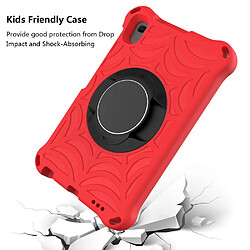 Coque en TPU avec béquille et bandoulière rouge pour votre Huawei MatePad T8 2020 (8.0 pouces)