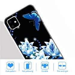 Acheter Wewoo Coque Souple mobile TPU gaufrée pour impression de modèle iPhone 11 papillon orchidée