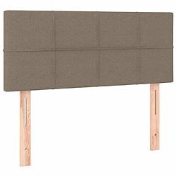 Acheter Maison Chic Tête de lit moderne à LED lumineuse pour chambre - Décoration de lit Taupe 80x5x78/88 cm Tissu -MN99061