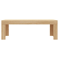 Acheter Maison Chic Table basse,Table Console Table d'appoint, Table pour salon chêne sonoma 102x50x36 cm bois d'ingénierie -MN31301