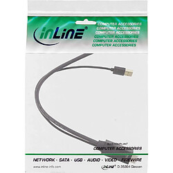 Avis INLINE HDMI M to DisplayPort F Converter Cable - Videokabel - HDMI, USB (nur Strom) männlich zu DisplayPort weiblich - 30 cm - Schwarz - 4K Unterstützung, aktiv