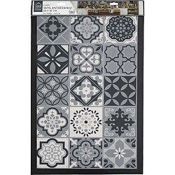 Avis The Home Deco Factory Tapis en PVC imprimé carreaux de ciment 40 x 60 cm.