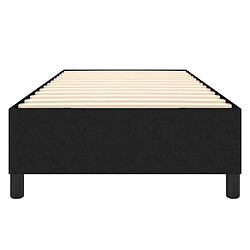 Acheter vidaXL Cadre de lit sans matelas noir 80x200 cm tissu