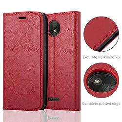 Cadorabo Coque Motorola MOTO C PLUS Etui en Rouge