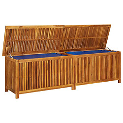 Acheter vidaXL Boîte de rangement de jardin 200x50x58 cm Bois d'acacia solide