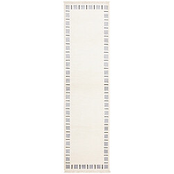 Vidal Tapis de couloir en laine 302x81 beige Darya 