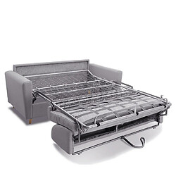 Acheter Inside 75 Canapé convertible express 120 TREVISE sommier métal matelas 20 cm Enjoy gris clair