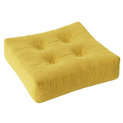 Inside 75 Pouf futon velours MORE POUF coloris miel