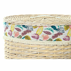 Avis Panier à linge DKD Home Decor 46 x 46 x 56 cm Naturel Métal Multicouleur osier 30 x 40 cm 3 Pièces