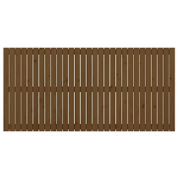 Acheter Maison Chic Tête de lit scandinave pour lit adulte,Meuble de chambre murale Marron miel 185x3x90 cm Bois massif de pin -MN94462