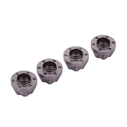 Adaptateur d'entraînement de moyeu de jante pour jante hexagonale de roue de 12 mm pour titane au 1/10 axe SCX10 TRX4 D90