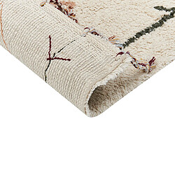 Acheter Beliani Tapis en coton 80 x 150 cm beige CORUM