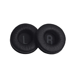 LUUCOZK 2 coussinets de rechange pour casque JBL Tune600BTNC T500BT T450BT JR300BT - Noir