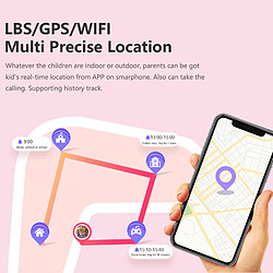 Acheter LT21 4G montre intelligente pour enfants 1,4 pouces écran 4G réseau appel vidéo LBS / GPS / WIFI localisation réveil IP67 étanche12