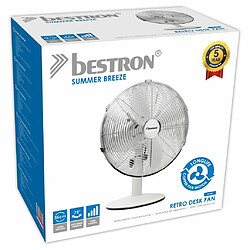 Ventilateur de table 35cm 45w blanc - dft35w - BESTRON pas cher