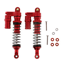 amortisseur de suspension reglable 90mm pour scooter scx10 rouge a