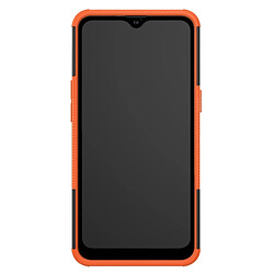 Avis Wewoo Coque Pour Galaxy A10s Texture de pneu TPU antichoc + PC Housse de protection avec support Orange