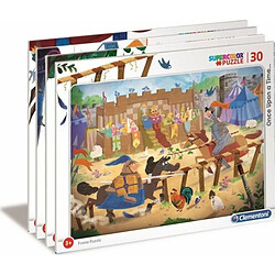 Clementoni- Puzzle Cadre ? Once Upon a Time, 22108, Cranberry