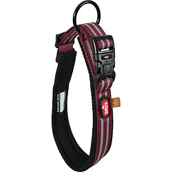 Avis ZOLUX Collier souple en tissu Bivouak 45 à 55 cm 20 mm rouge.