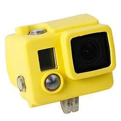 Wewoo Coque jaune pour GoPro Hero 3+ Housse en Silicone