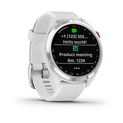 Avis Garmin Approach S42 Montre Connectée 1.2" GPS Bluetooth Satellitare Android IOS Blanc