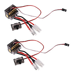 ESC 320A avec Dissipateur de Voiture RC, Contrôleur de Vitesse électronique Pièce de Rechange pour Voiture / Bateau RC