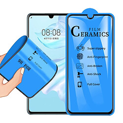 Wewoo Film de verre trempé céramique à couverture complète 2.5D pour collepour Huawei P30 Lite