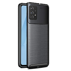 Xeptio Coque brossée noire Samsung Galaxy A52 4G / A52 5G Carbon Fiber Antichoc protection - Samsung Galaxy A52 4G / A52 5G