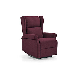 BOIS & CHIFFONS Fauteuil relax manuel Moscu Bordeaux