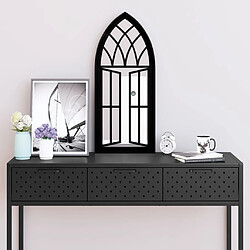 vidaXL Miroir Noir 70x30 cm Fer pour utilisation à l'intérieur