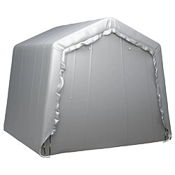 Avis vidaXL Tente de rangement 240x240 cm Acier Gris