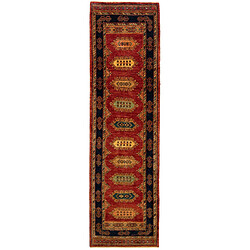 Vidal Tapis de couloir en laine 287x81 rouge Kashkuli