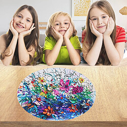 Puzzles En Bois Modèle Bricolage Kit De Bricolage Puzzle Pour Adultes Enfants Fleur