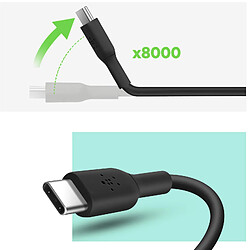 Câble USB-C vers USB-C Noir 1m, Belkin pas cher