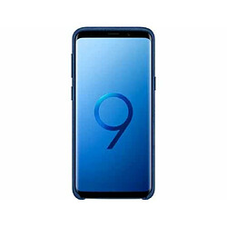 Samsung Coque smartphone Coque en Alcantara Bleu pour S9 pas cher