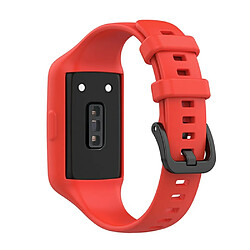 Bracelet en silicone couleur rouge pour votre Huawei Band 6/Honor Band 6