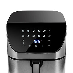 RAVAS Friteuse à air sans huile 10 L - Air Fryer 2500 W - avec Écran Tactile LED - 12 programmes Température réglable - Noir pas cher