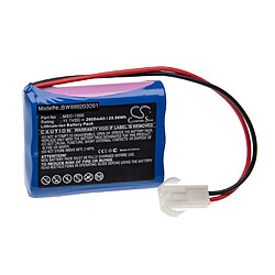 vhbw Batterie compatible avec Mindray MEC-1000 appareil médical (2600mAh, 11,1V, Li-ion)