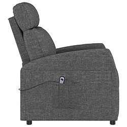 Acheter vidaXL Fauteuil Gris foncé Tissu